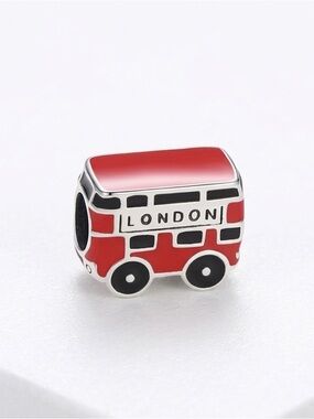 S925 London Double Decker Bus Charm